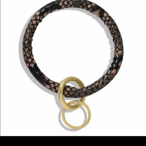 Snake Skin Keychain Wrist Circle Ring - Picture 8 of 8